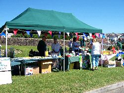 Society stall on the Castle grounds
